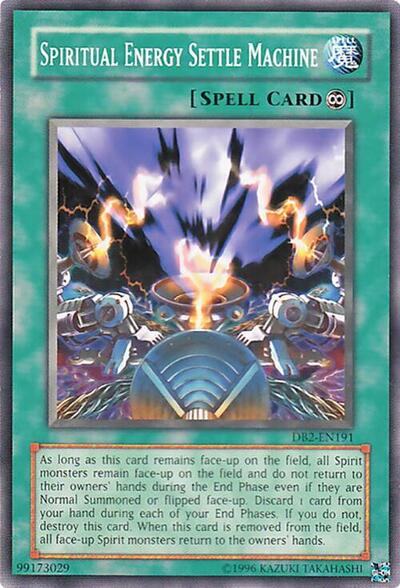Spiritual Energy Settle Machine (DB2-EN191) [Dark Beginning 2]