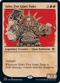 Zalto, Fire Giant Duke (Showcase) (323) [Adventures in the Forgotten Realms]