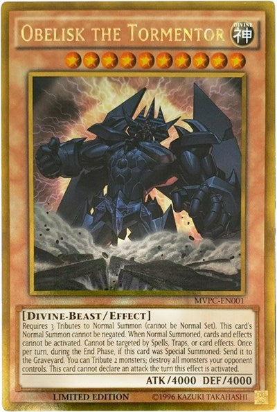 Obelisk the Tormentor (Blu-Ray DVD Promo) (MVPC-EN001) [The Dark Side of Dimensions Movie Pack: Gold Edition]