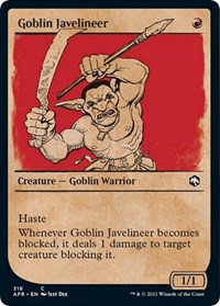Goblin Javelineer (Showcase) (318) [Adventures in the Forgotten Realms]