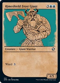 Rimeshield Frost Giant (Showcase) (310) [Adventures in the Forgotten Realms]