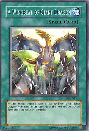 A Wingbeat of Giant Dragon (DB2-EN159) - Dark Beginning 2 Unlimited