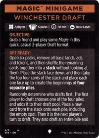 Magic Minigame: Winchester Draft (1) [Strixhaven: School of Mages]