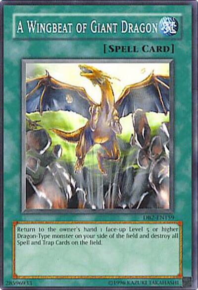 A Wingbeat of Giant Dragon (DB2-EN159) [Dark Beginning 2]