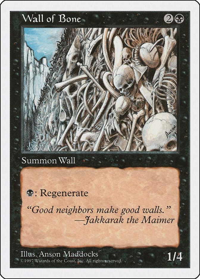 Wall of Bone [Fifth Edition]