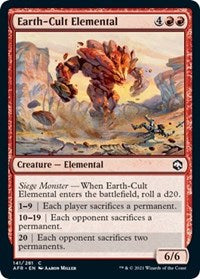 Earth-Cult Elemental (141) [Adventures in the Forgotten Realms]