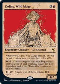 Delina, Wild Mage (Showcase) (317) [Adventures in the Forgotten Realms]