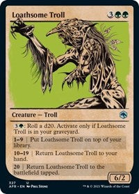 Loathsome Troll (Showcase) (327) [Adventures in the Forgotten Realms]