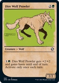 Dire Wolf Prowler (Showcase) (325) [Adventures in the Forgotten Realms]