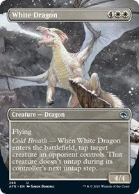 White Dragon (Borderless) (288) [Adventures in the Forgotten Realms]