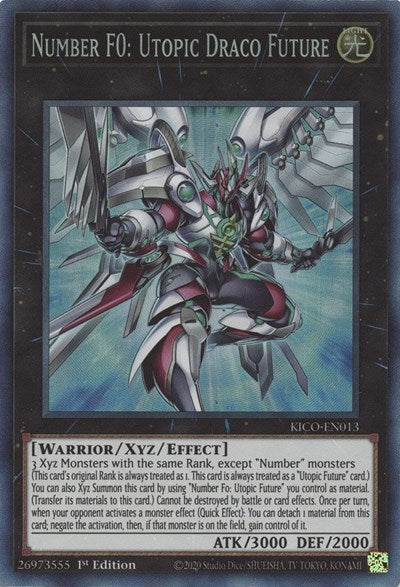 Number F0: Utopic Draco Future (CR) (KICO-EN013) [King's Court]