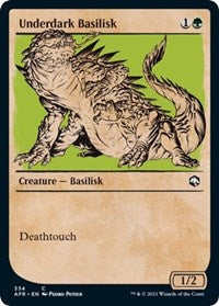 Underdark Basilisk (Showcase) (334) [Adventures in the Forgotten Realms]