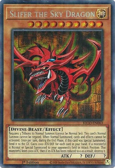 Slifer the Sky Dragon (Secret Pharaoh's Rare) (KICO-EN063) [King's Court]