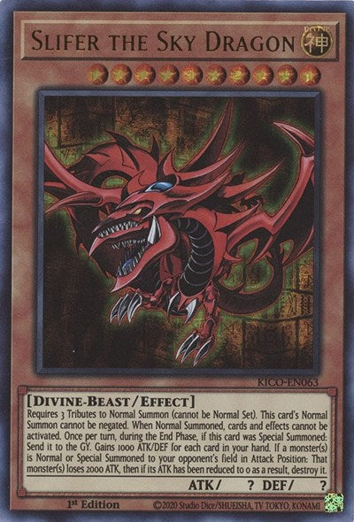Slifer the Sky Dragon (Ultra Pharaoh's Rare) (KICO-EN063) [King's Court]