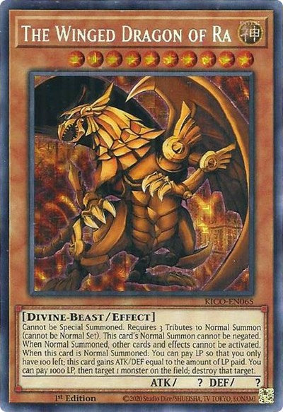 The Winged Dragon of Ra (Secret Pharaoh's Rare) (KICO-EN065) [King's Court]