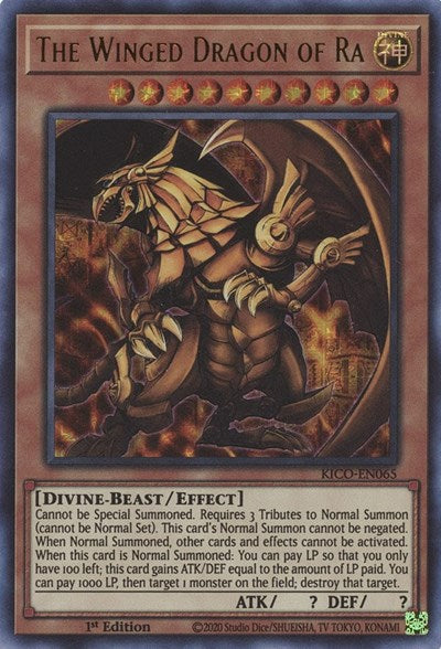 The Winged Dragon of Ra (Ultra Pharaoh's Rare) (KICO-EN065) [King's Court]