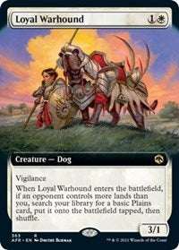 Loyal Warhound (Extended Art) (363) [Adventures in the Forgotten Realms]