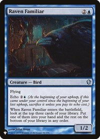 Raven Familiar (55/356) [The List Reprints]