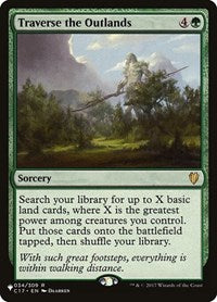 Traverse the Outlands (034/309) [The List Reprints]