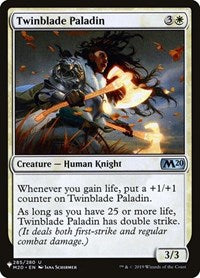 Twinblade Paladin (285/280) [The List Reprints]