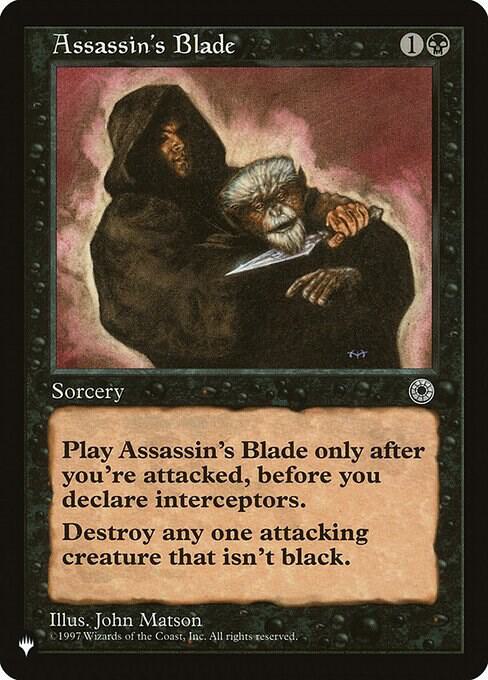 Assassin's Blade [The List Reprints]