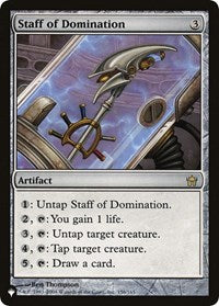 Staff of Domination (156/165) [The List Reprints]