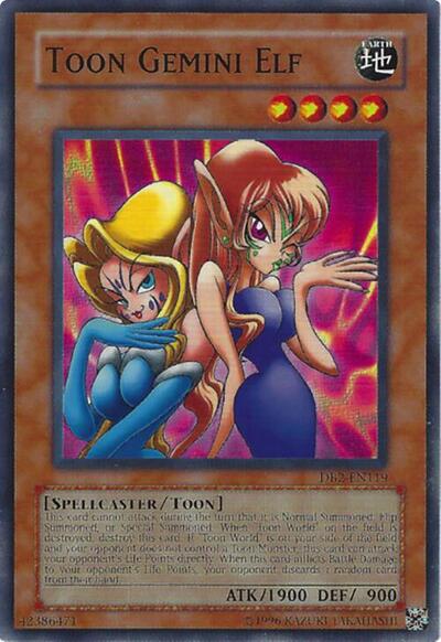 Toon Gemini Elf (DB2-EN119) [Dark Beginning 2]