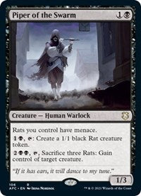 Piper of the Swarm (106) [Commander: Adventures in the Forgotten Realms]