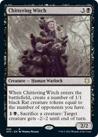Chittering Witch (95) [Commander: Adventures in the Forgotten Realms]