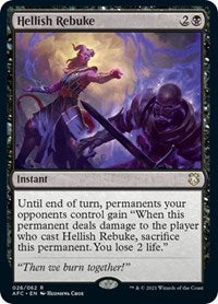 Hellish Rebuke (26) [Commander: Adventures in the Forgotten Realms]