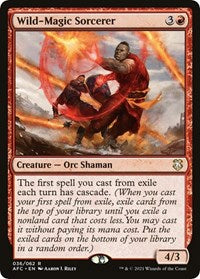 Wild-Magic Sorcerer (36) [Commander: Adventures in the Forgotten Realms]