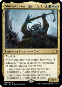 Storvald, Frost Giant Jarl (55) [Commander: Adventures in the Forgotten Realms]