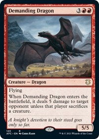 Demanding Dragon (120) [Commander: Adventures in the Forgotten Realms]