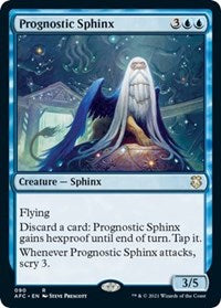 Prognostic Sphinx (90) [Commander: Adventures in the Forgotten Realms]