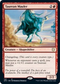 Taurean Mauler (143) [Commander: Adventures in the Forgotten Realms]