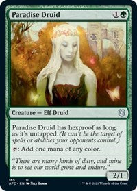 Paradise Druid (165) [Commander: Adventures in the Forgotten Realms]