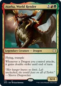 Atarka, World Render (176) [Commander: Adventures in the Forgotten Realms]