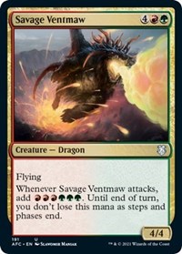 Savage Ventmaw (191) [Commander: Adventures in the Forgotten Realms]