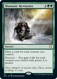 Shamanic Revelation (171) [Commander: Adventures in the Forgotten Realms]