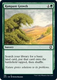 Rampant Growth (166) [Commander: Adventures in the Forgotten Realms]