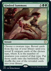Kindred Summons (163) [Commander: Adventures in the Forgotten Realms]