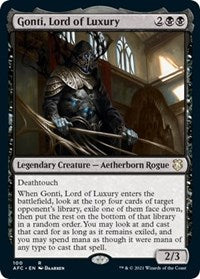 Gonti, Lord of Luxury (100) [Commander: Adventures in the Forgotten Realms]