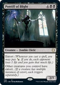 Pontiff of Blight (108) [Commander: Adventures in the Forgotten Realms]