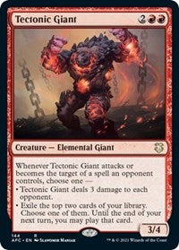 Tectonic Giant (144) [Commander: Adventures in the Forgotten Realms]