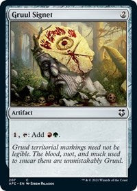 Gruul Signet (207) [Commander: Adventures in the Forgotten Realms]