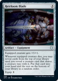 Heirloom Blade (208) [Commander: Adventures in the Forgotten Realms]
