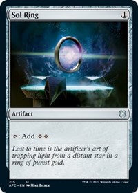 Sol Ring (215) [Commander: Adventures in the Forgotten Realms]