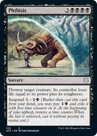 Phthisis (105) [Commander: Adventures in the Forgotten Realms]