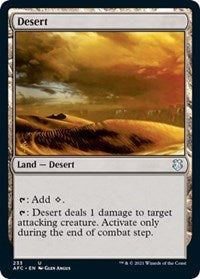 Desert (233) [Commander: Adventures in the Forgotten Realms]