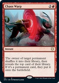 Chaos Warp (117) [Commander: Adventures in the Forgotten Realms]